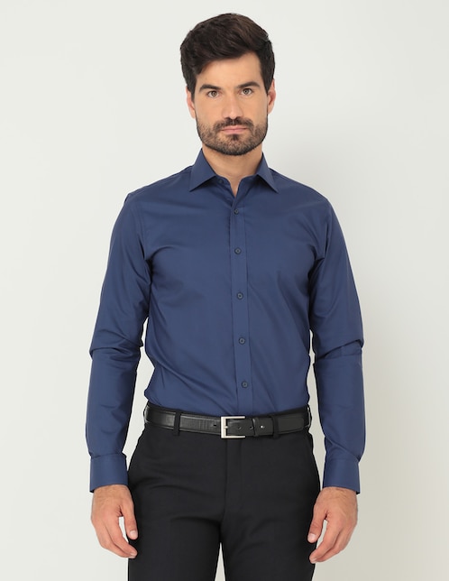 Camisa de vestir manga larga para hombre 1