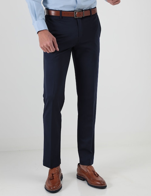 Pantalón slim de algodón para hombre 1