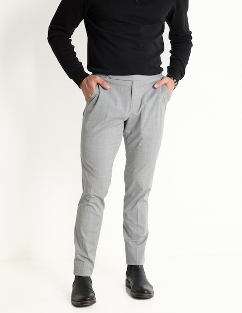 Pantalón business casual chino slim Contempo para hombre