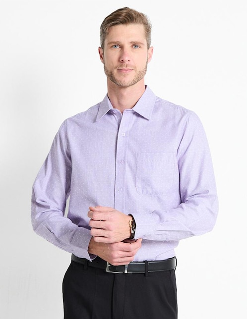 Camisa de vestir manga larga para hombre 1