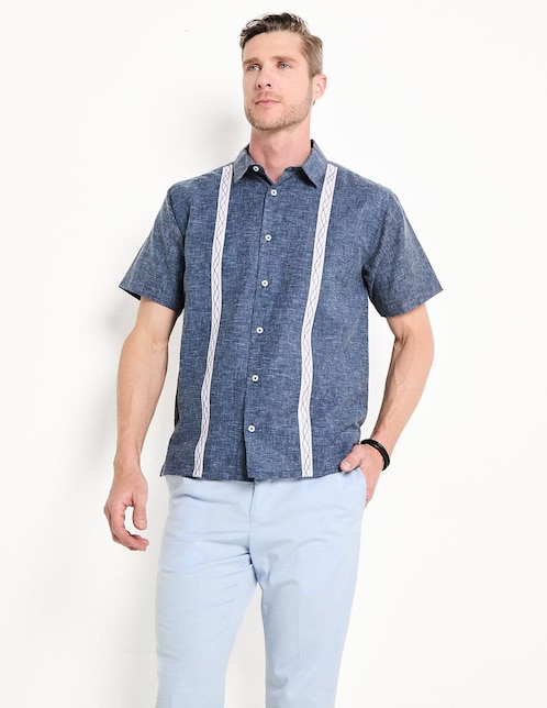 Camisa casual Gianfranco Dunna manga corta para hombre