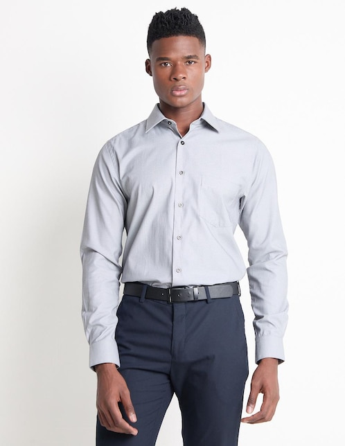 Camisa de vestir manga larga para hombre 1