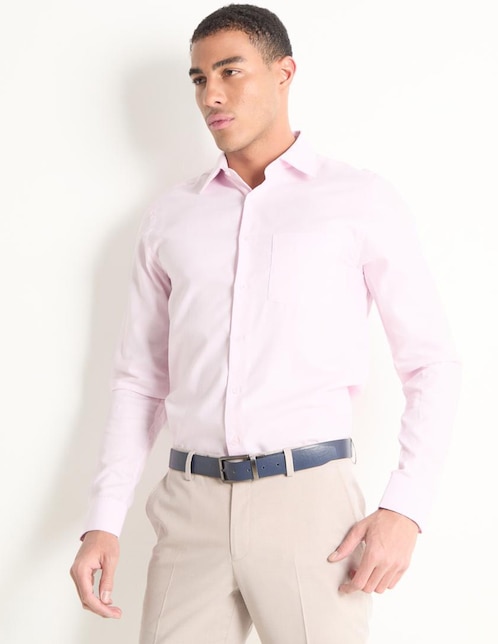 CAMISA COHF25026, G, ROSA CLARO LISO C