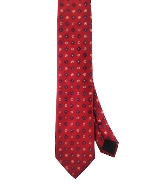 Corbata regular estampado floral para hombre 1