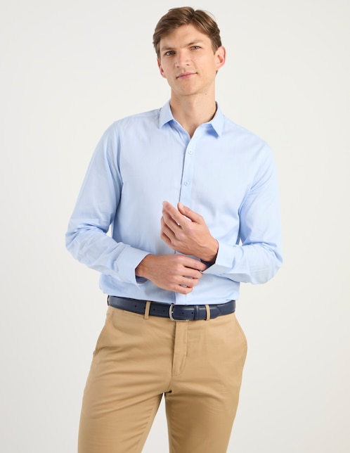 Camisa de vestir manga larga para hombre 1