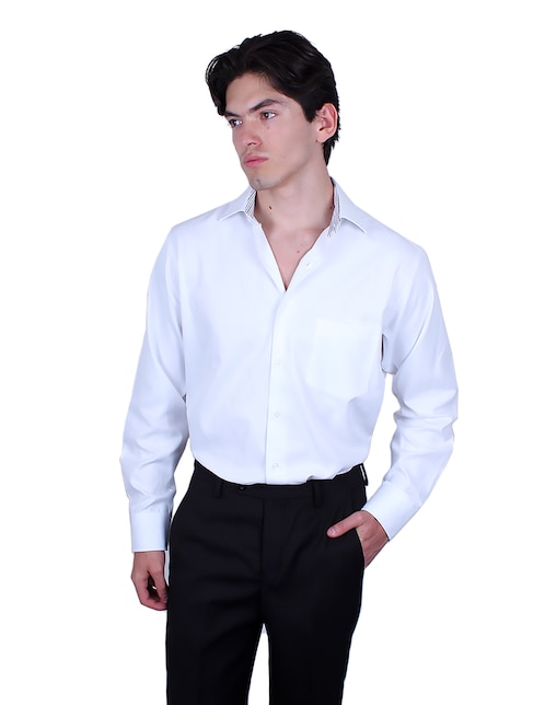 Camisa de vestir manga larga para hombre 1