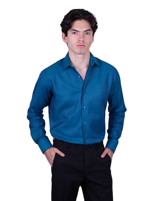 Camisa de vestir manga larga para hombre 1