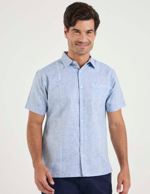 Camisa casual manga corta para hombre 1