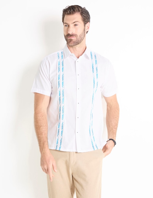 Guayabera manga corta para hombre 1
