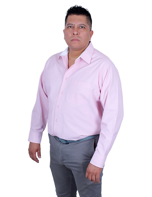 Camisa de vestir Parllieni manga larga para hombre