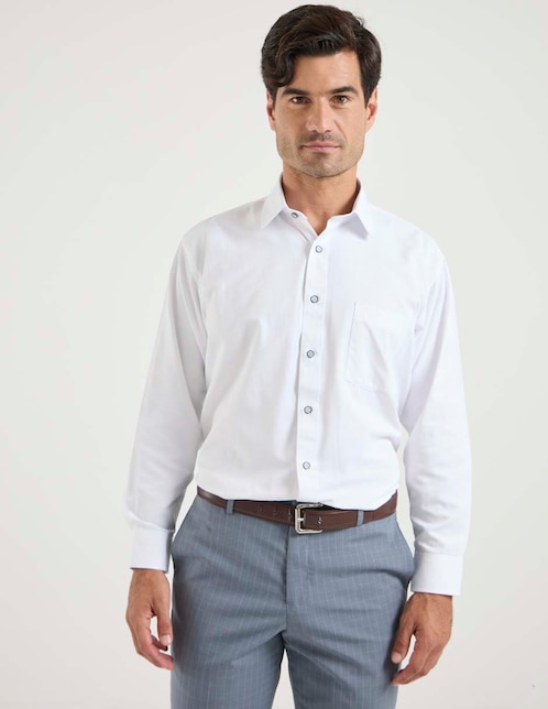 Camisa de vestir manga larga para hombre 1