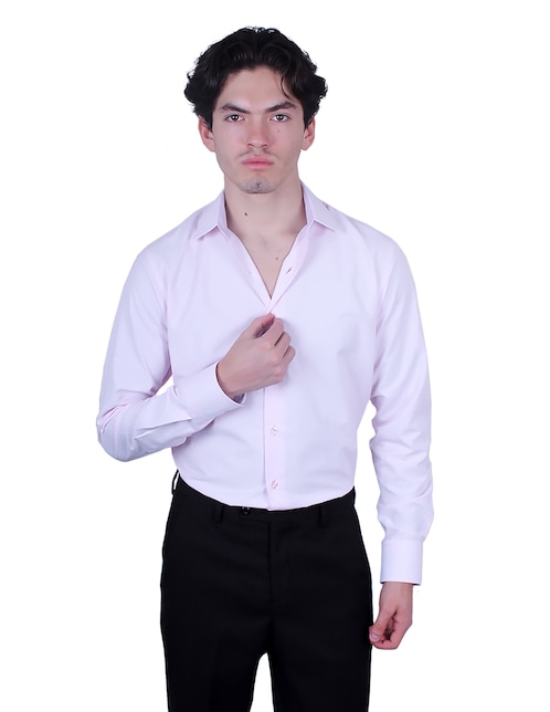Camisa formal Parllieni manga larga para hombre