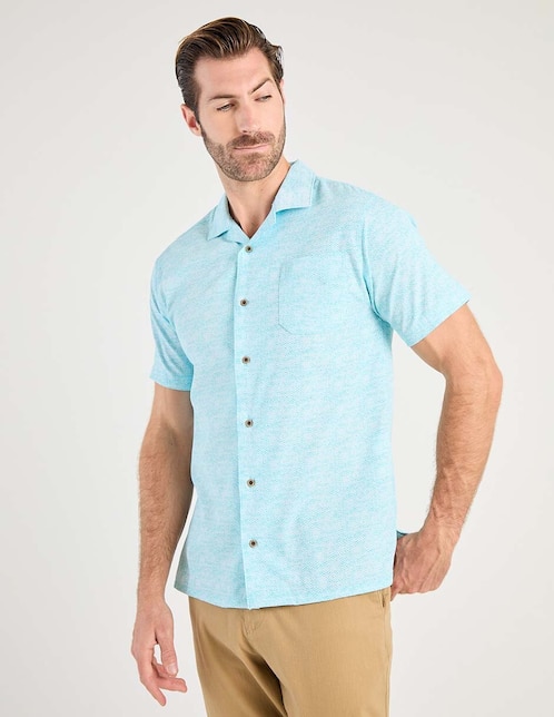Guayabera manga corta para hombre 1