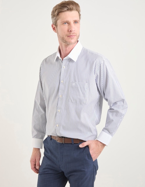 Camisa de vestir manga larga para hombre 1