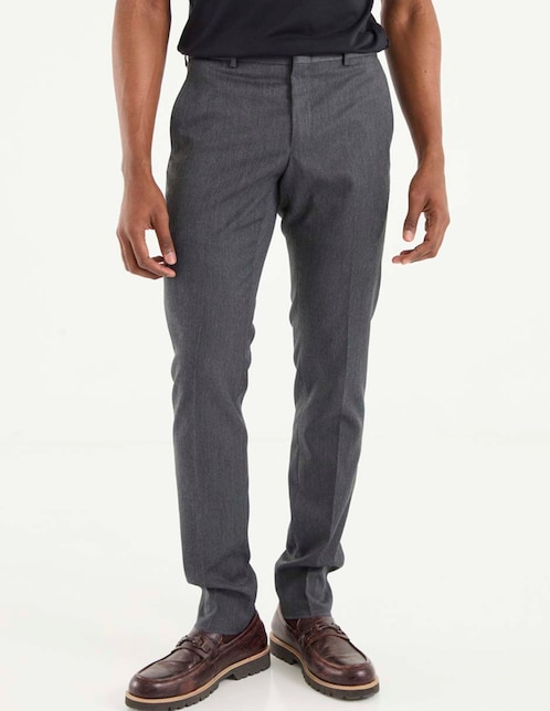 Pantalón business casual de vestir slim para hombre 1
