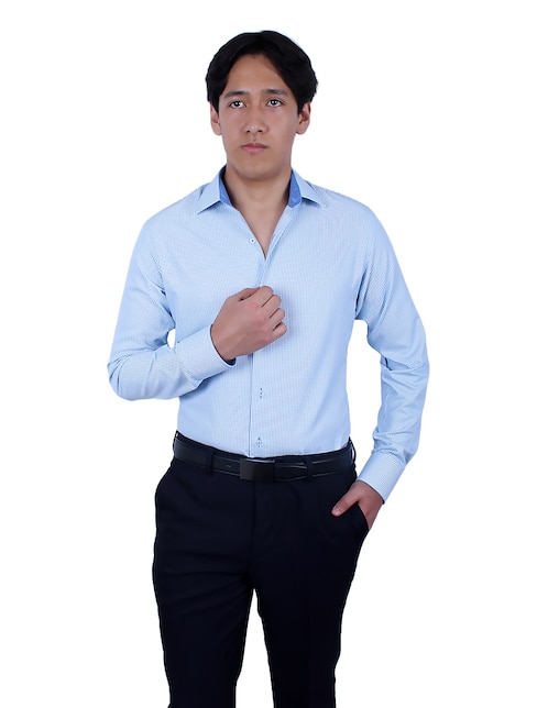 Camisa de vestir Parllieni manga larga para hombre