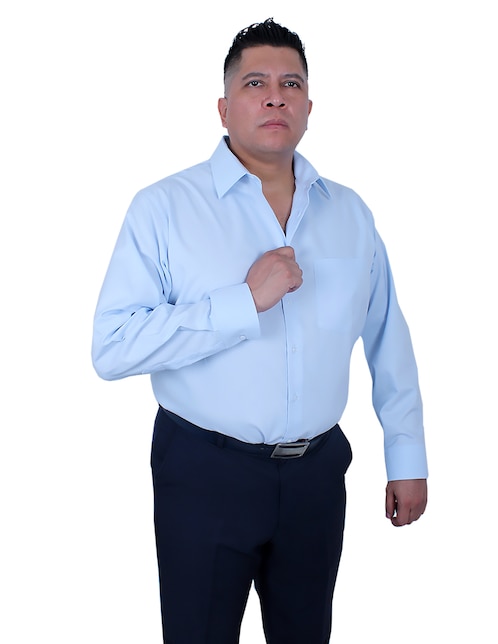 Camisa de vestir manga larga para hombre 1