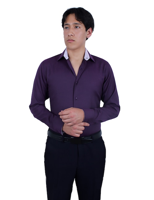 Camisa de vestir Parllieni manga larga para hombre