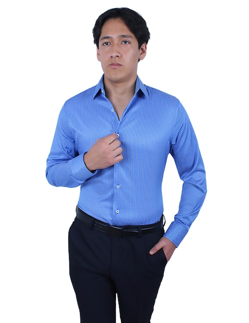 Camisa de vestir manga larga para hombre 1