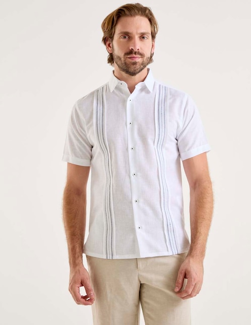 Camisa casual manga corta para hombre 1