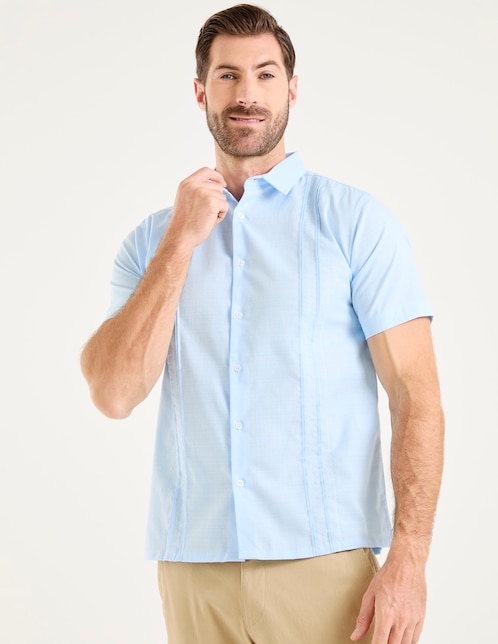 Camisa casual de algodón manga corta para hombre 1