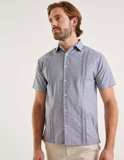 Camisa casual manga corta para hombre 1
