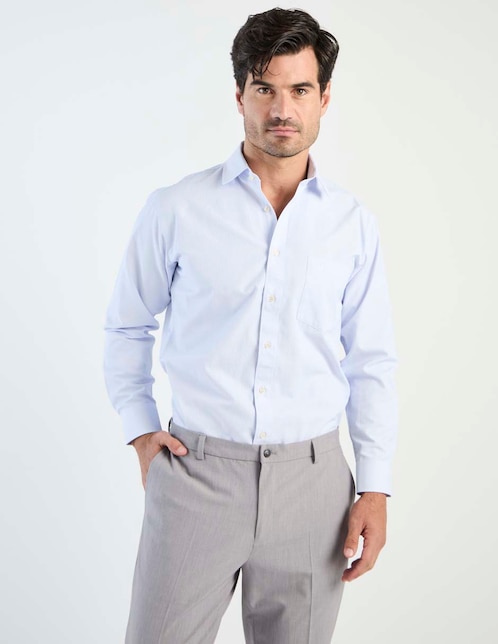 Camisa de vestir manga larga para hombre 1
