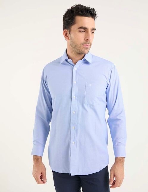 Camisa de vestir manga larga para hombre 1