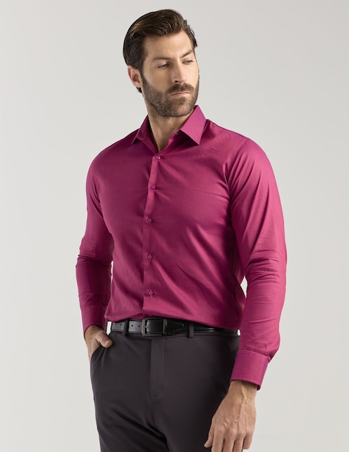 Camisa de vestir manga larga para hombre 1