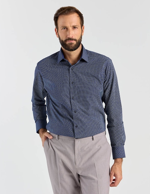 Camisa de vestir manga larga para hombre 1