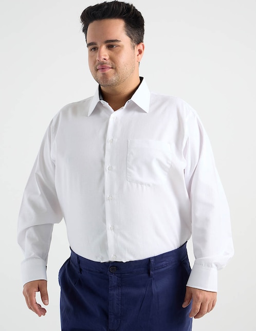 Camisa de vestir Parllieni manga larga para hombre