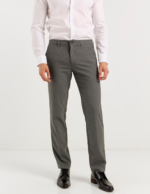 Pantalón de vestir slim Contempo para hombre