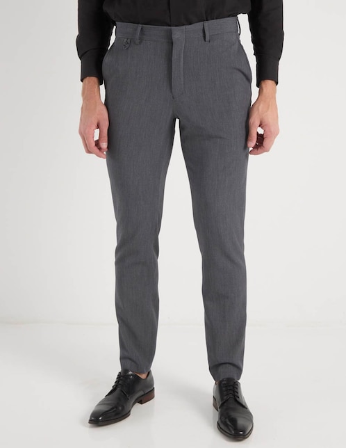 Pantalón de vestir straight para hombre 1