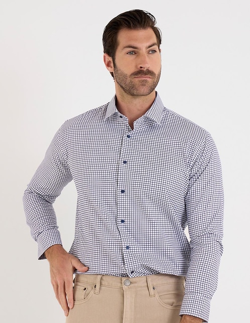 Camisa de vestir manga larga para hombre 1