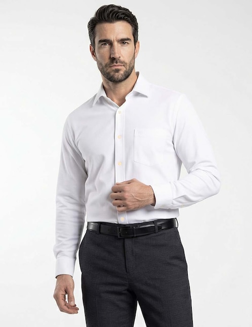 Camisa de vestir manga larga para hombre 1
