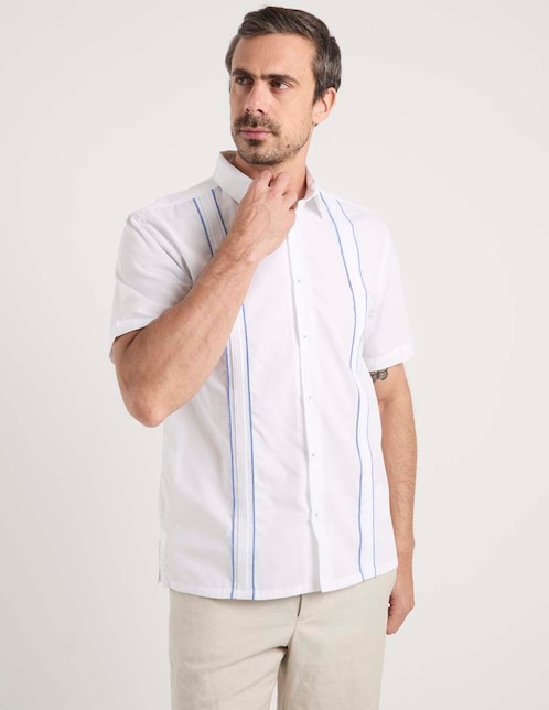 Guayabera manga corta para hombre 1