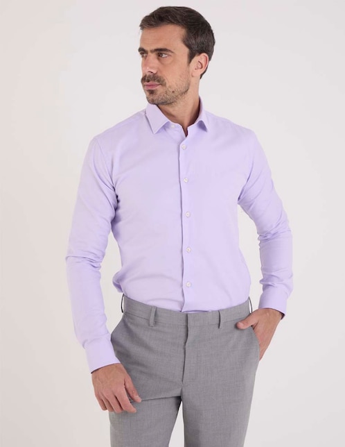 Camisa de vestir manga larga para hombre 1
