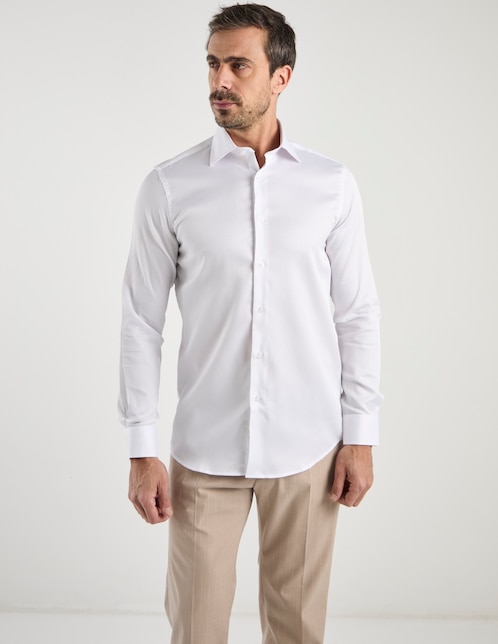 Camisa de vestir manga larga para hombre 1