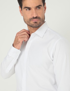 Camisa de vestir Parllieni manga larga para hombre