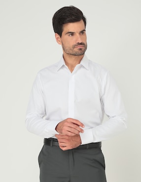 Camisa de vestir Parllieni manga larga para hombre
