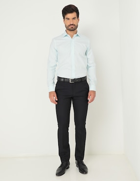 Camisa de vestir Parllieni manga larga para hombre