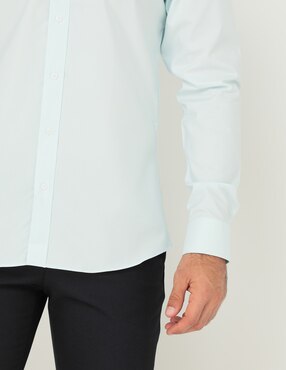Camisa de vestir Parllieni manga larga para hombre