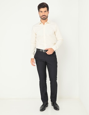 Camisa de vestir Parllieni manga larga para hombre