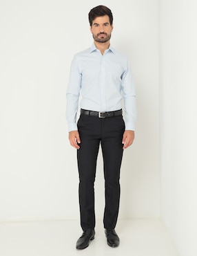 Camisa de vestir Parllieni manga larga para hombre