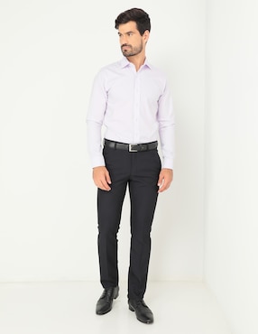 Camisa de vestir Parllieni manga larga para hombre