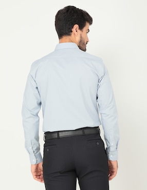 Camisa de vestir Parllieni manga larga para hombre