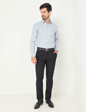 Camisa de vestir Parllieni manga larga para hombre