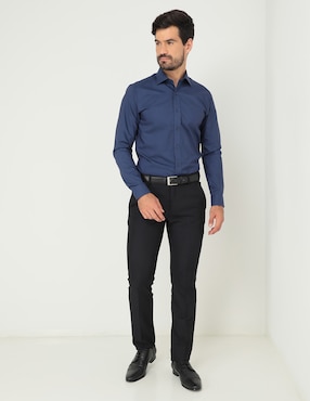 Camisa de vestir Parllieni manga larga para hombre