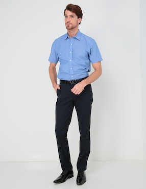 Camisa de vestir Gianfranco Dunna manga corta para hombre