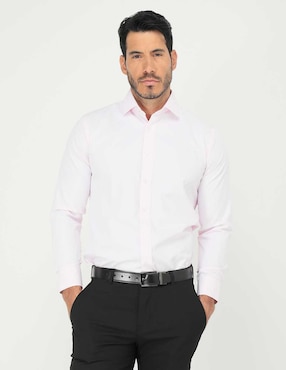 Camisa De Vestir Pierre Cardin Manga Larga Para Hombre